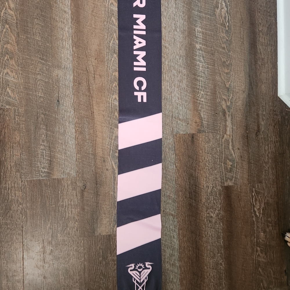 Inter Miami CF Black and Pink Scarf